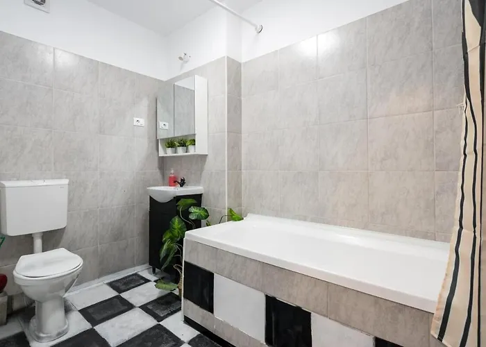 Appartement Stylish Monochrome Calea Victoriei Boekarest
